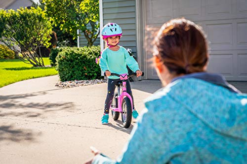 Schwinn Toddler Balance Bike, Boys and Girls, Fits Kids 28-38-Inches Tall, with 12-Inch Wheels, Beginner Rider Training, Pink