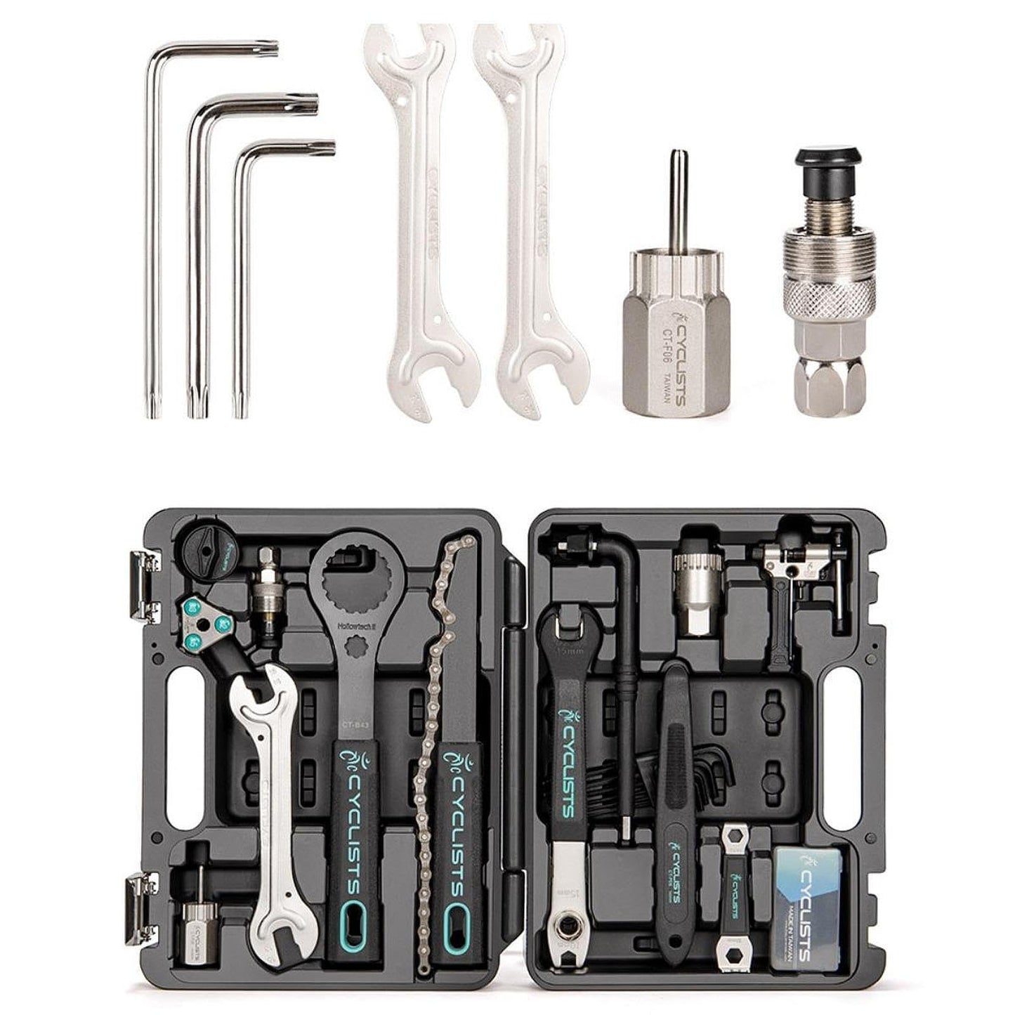 rockible Mountain Bikes Maintenance Tools Bicycle Repair Tool Set with Storage Case Bottom Bracket Remover Tool Bike Repair Tools