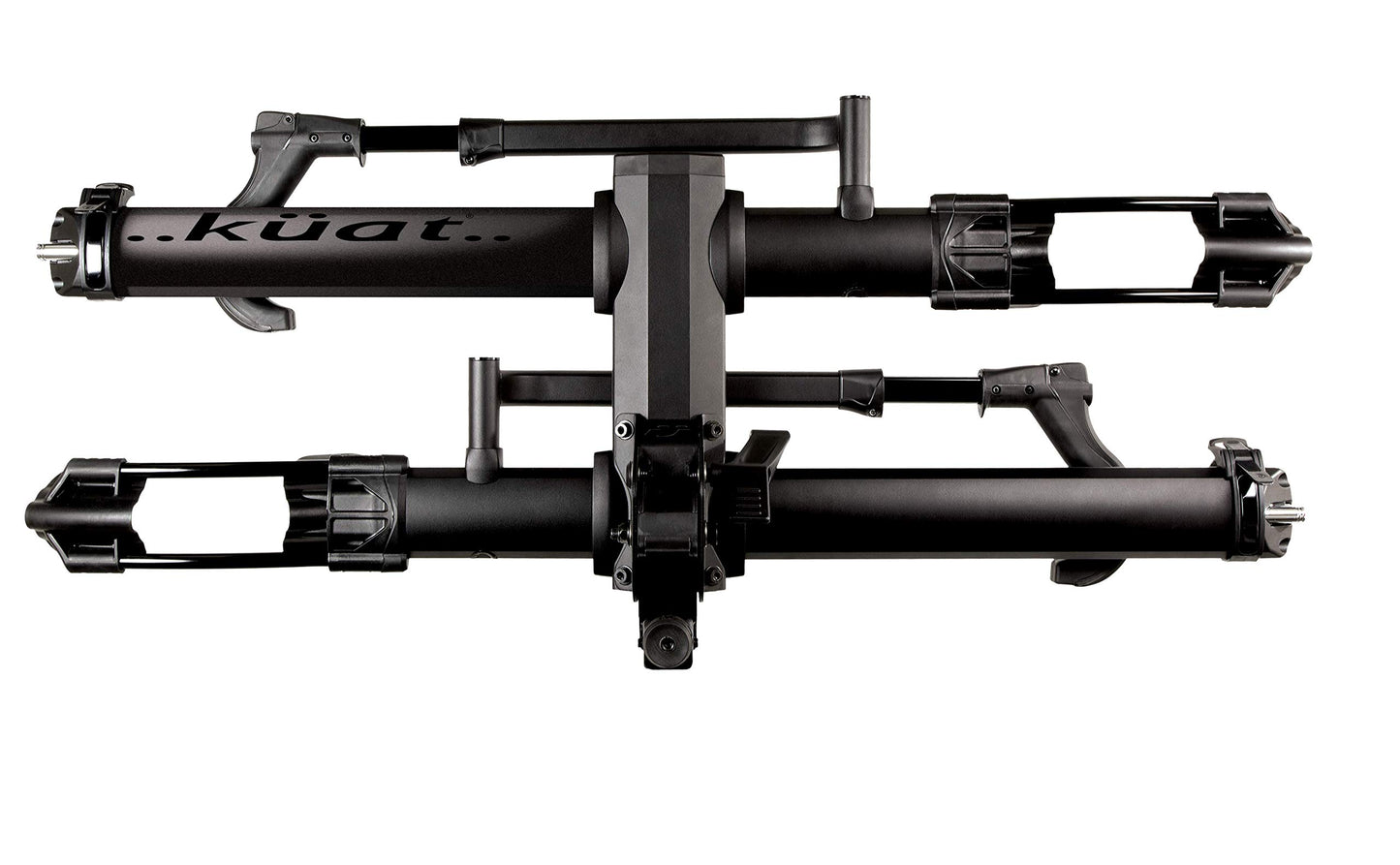 KUAT NV Base 2.0-2" Hitch-Mounted 2-Bike Rack | Mountain Bike, Road Bike, Gravel Bike, or E-Bike Compatible Hitch Rack | No-Tool Install | Pivot System | All-Metal Robust Construction