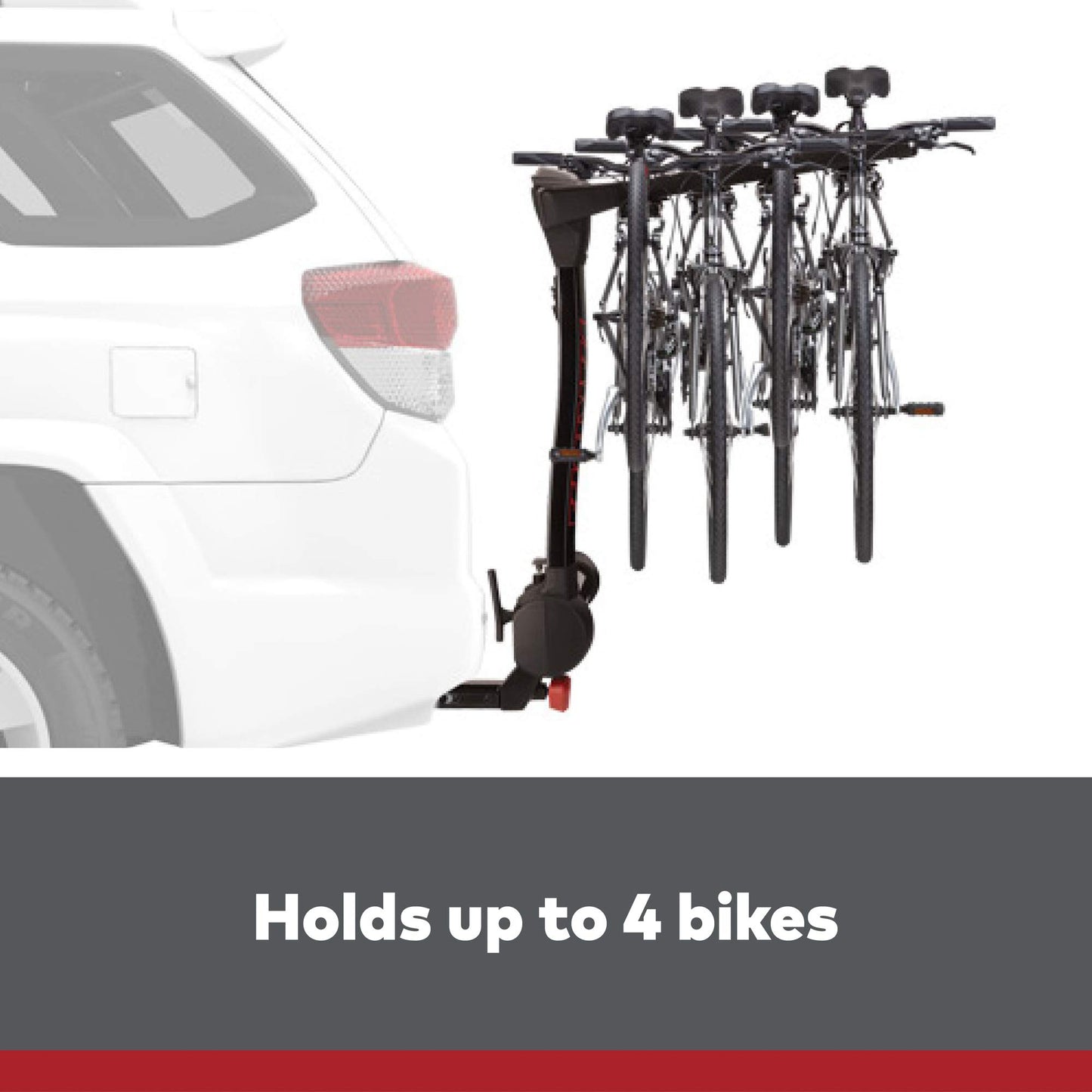 Yakima 4-Bike Hitch Mount Carrier, Swing-Away Bike Rack for Car/Truck/SUV, FullSwing 4