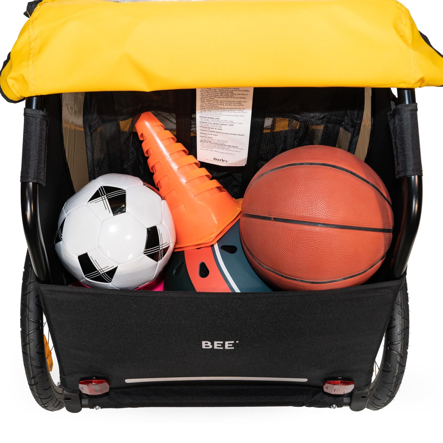 Burley Bee, 1 and 2 Seat, Lightweight, Kids Bike-Only Trailer