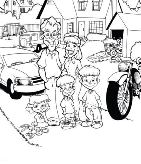 eBook - Coloring Book - "Learning to Ride with the Bits"